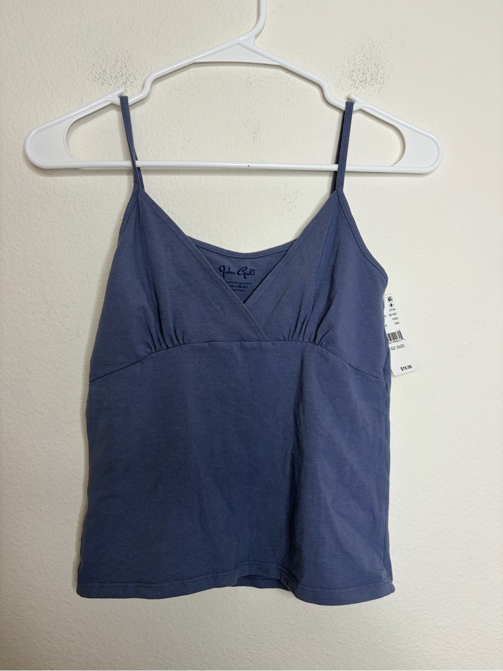 NWT Brandy Melville John Galt Blue Tank Top